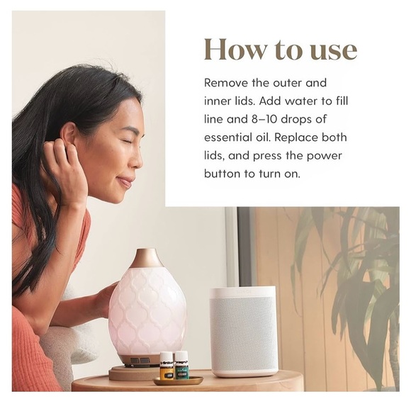 2 x Young Living Desert Mist Ultrasonic Essential Oil Diffusers - new no boxes - Picture 2 of 6